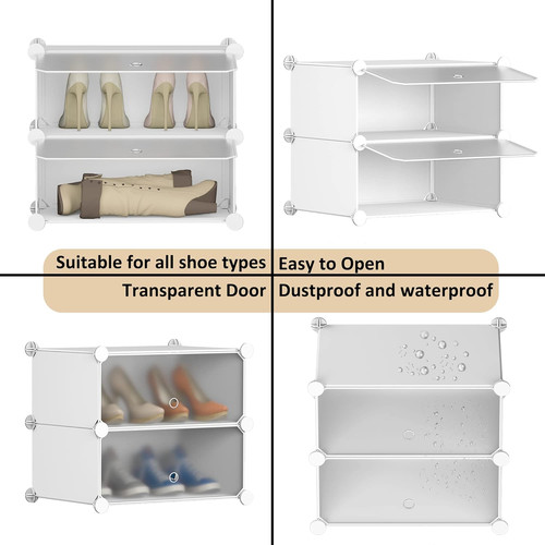 Tier shoe rack with - 10-tier,
