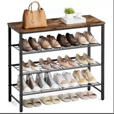 HOMIDEC 4-Tier Shoe Rack with
