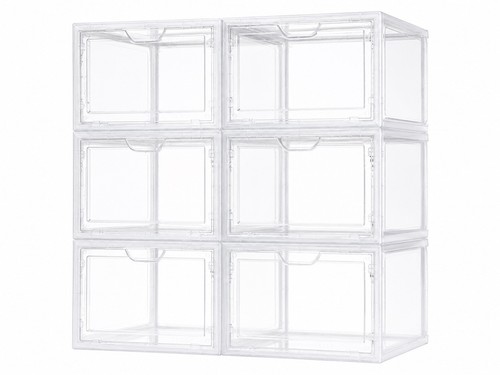 Homidec clear stackable - homidec, shoe