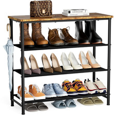 HOMIDEC 4-Tier Shoe Rack with