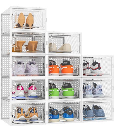 Clear shoe compartment shelves - clear,