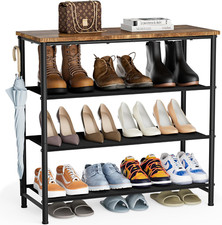 HOMIDEC Shoe Rack, 4-Tier Shoe