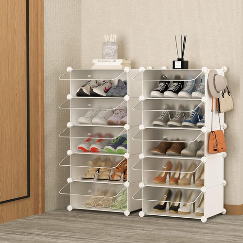 Tier shoe rack with - 10-tier,