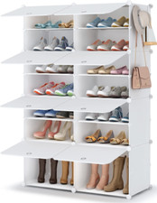 SHOE STORAGE, 2 x 7 Tier Shoe