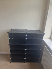 Shoe Rack, 2 x 5 Tier Shoe